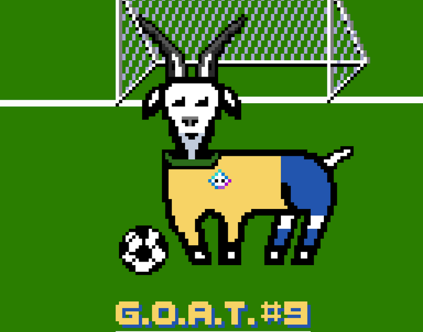 Nft PXLGOAT #09/66 G.O.A.T. #9
