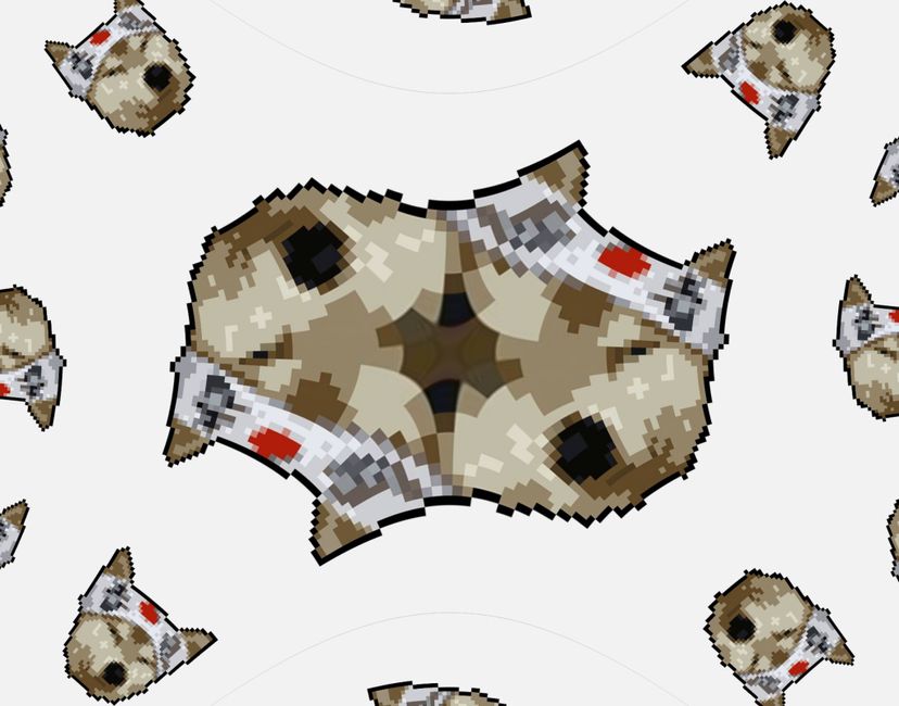Nft Pixel Doge #41 Kaleidoge