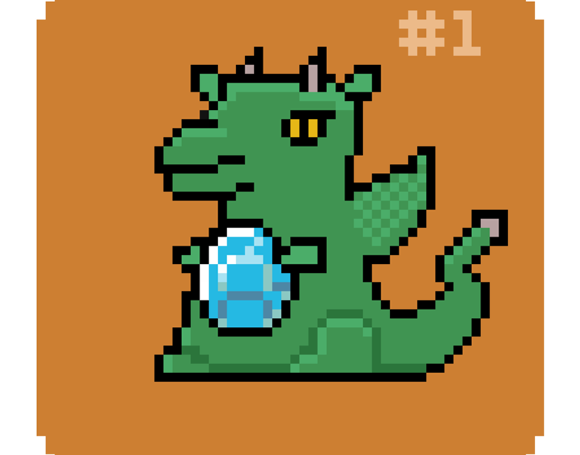 Nft Green Dragon (Bronze) #1