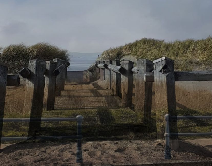 Nft Merge of coastal barriers 