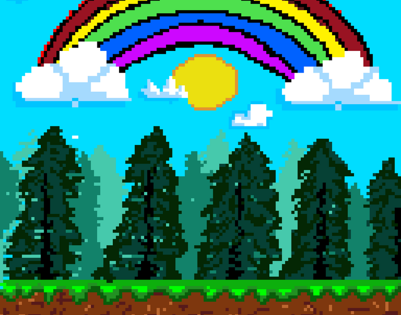 Nft Rainbow Landscape