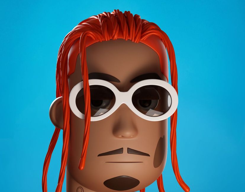 Nft 3D RapPunk #02 - Playboi Carti