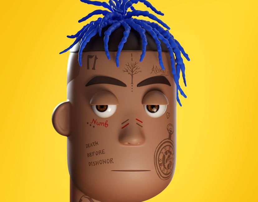 Nft 3D RapPunk #03 - XXXTentacion