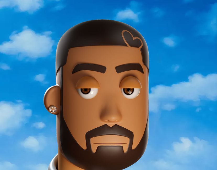 Nft 3D RapPunk #06 - Drake