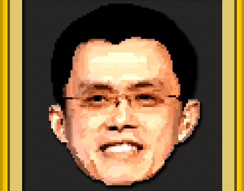 Nft Changpeng Zhao pixel NFT