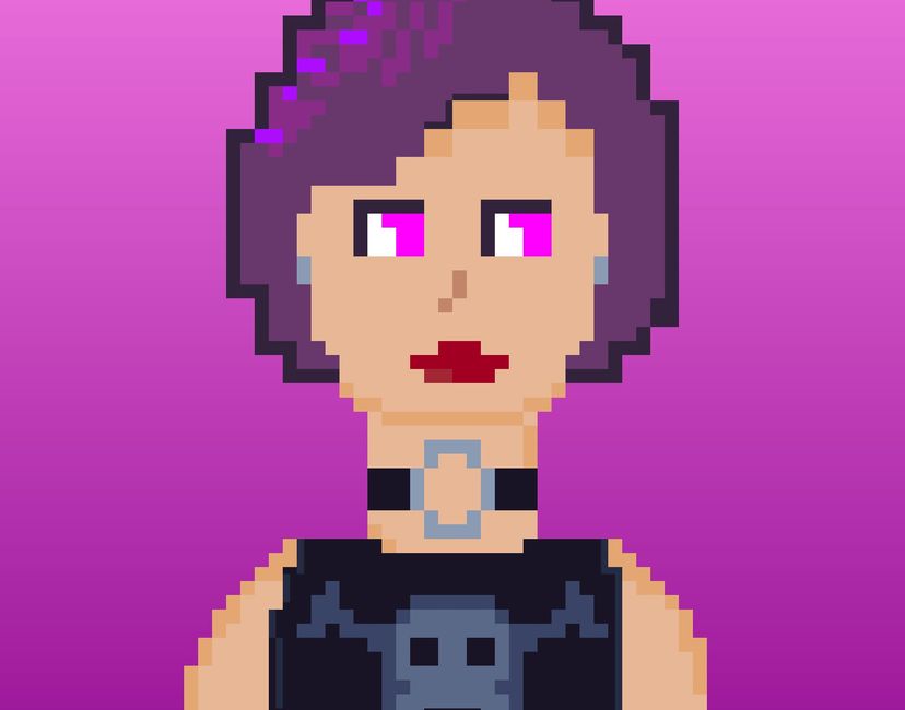 Nft Gothic Girl Cryptopunk 