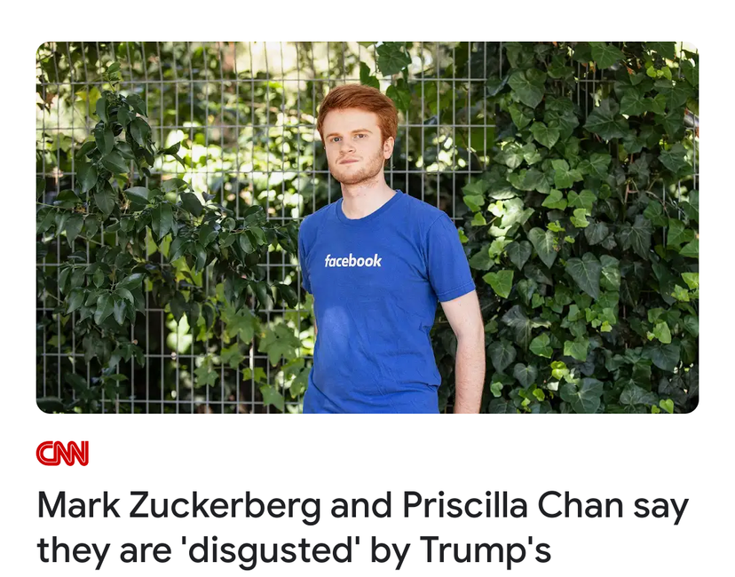 Nft Zuck is a ginger.