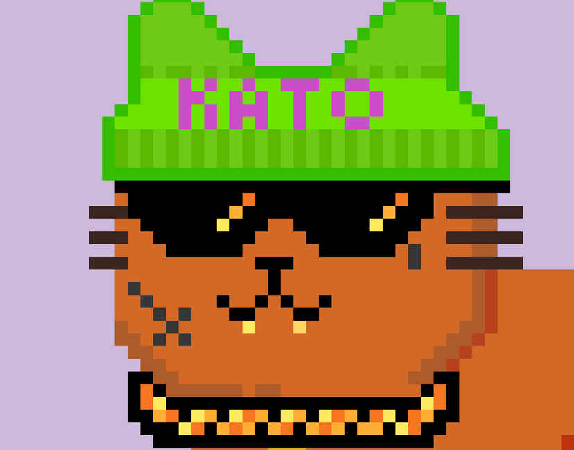 Nft $KATO with his beanie!
