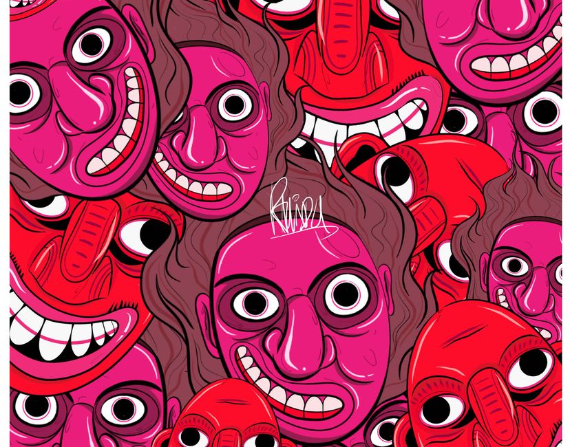 Nft Masks #5 “ PINK SODA ”