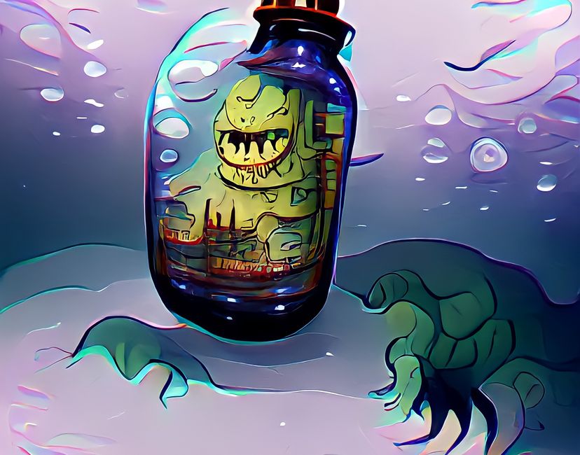 Nft Monster in a Bottle