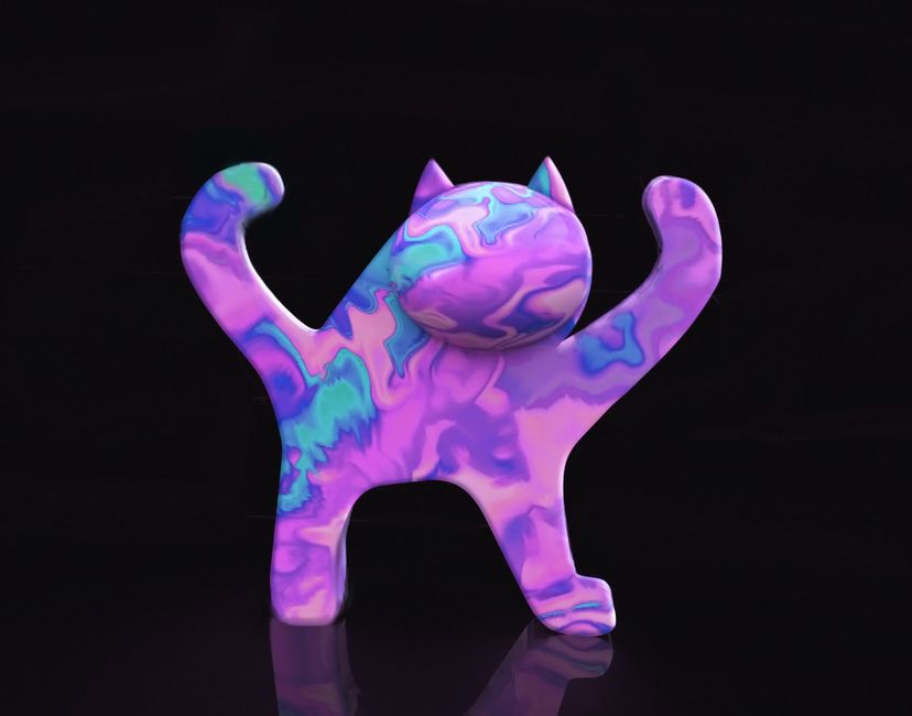 Nft Cursed FluidCat #7