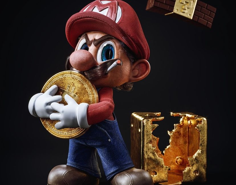 Nft Mario BTC