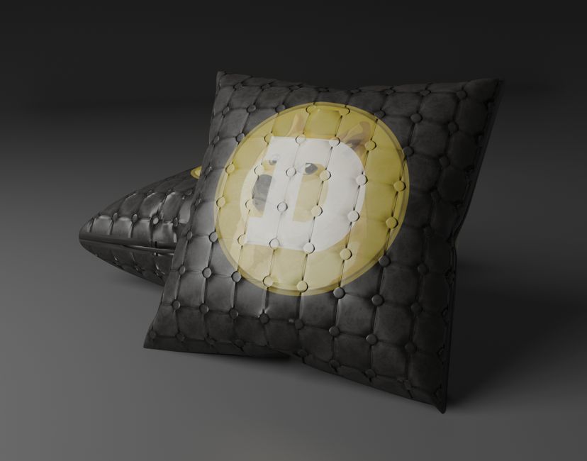 Nft Leather Doge Pillow