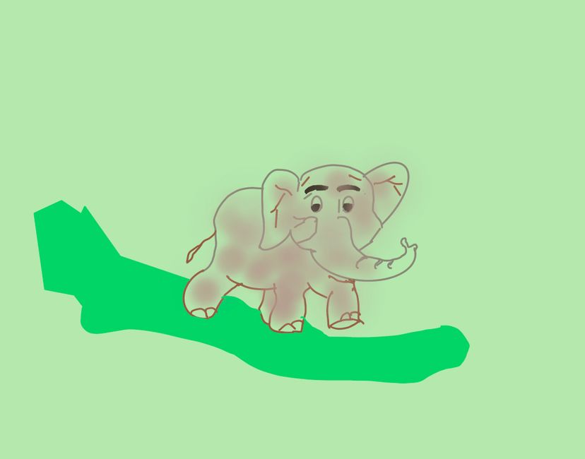 Nft Cute Baby Elephant