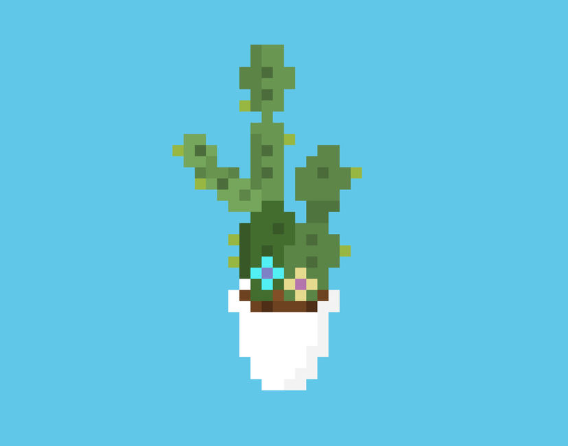 Nft Pixel Plants: Cactus I