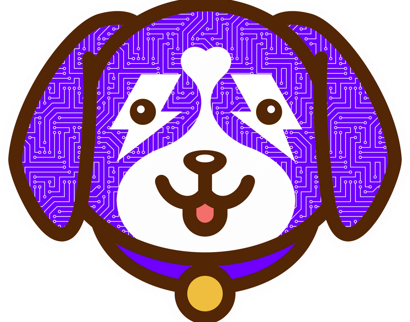 Nft LightningPup Logo Tech