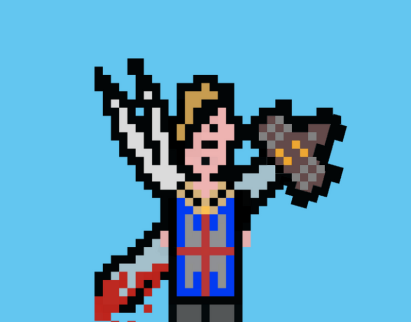 Nft TruePixel3 #002 SwordMan