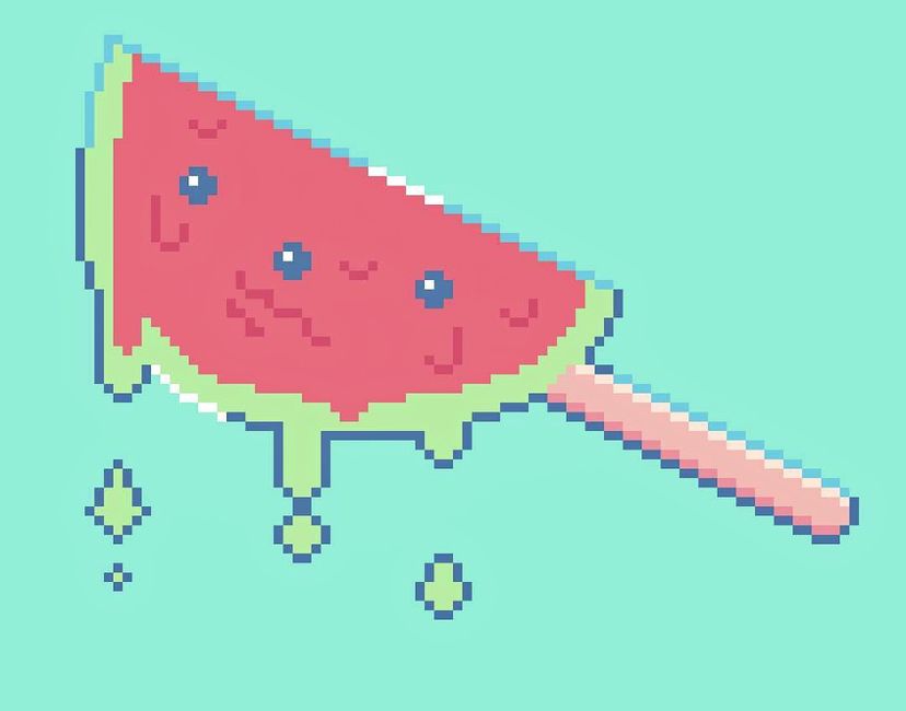 Nft Melting Popsicle pixel