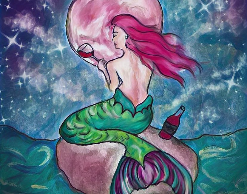 Nft Mermaid and Moon