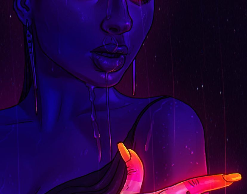 Nft crying in the rain #1/1