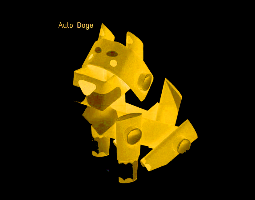 Nft AUTO-DOGE GOLD #1