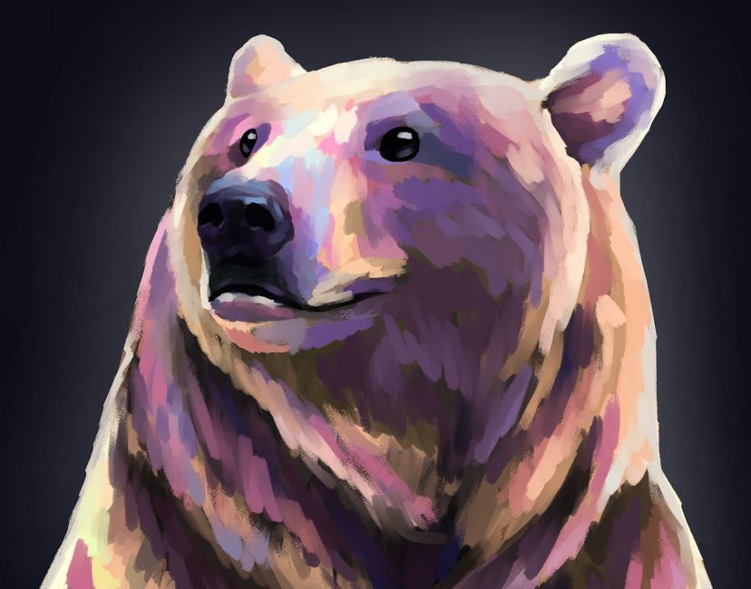 Nft Portrait of a bear