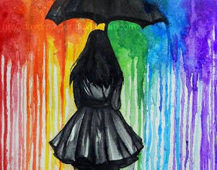Nft Girl With Umbrella 