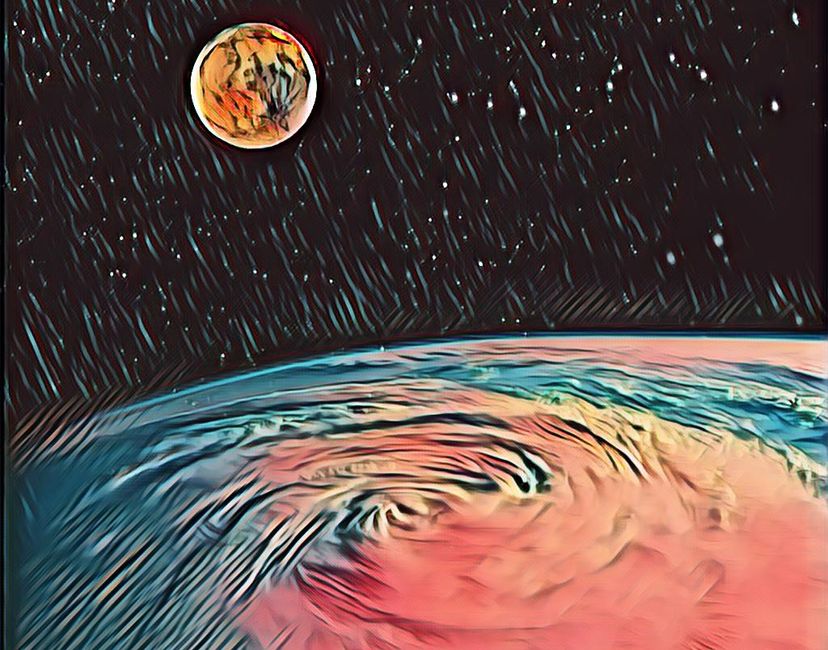 Nft Moon in Space