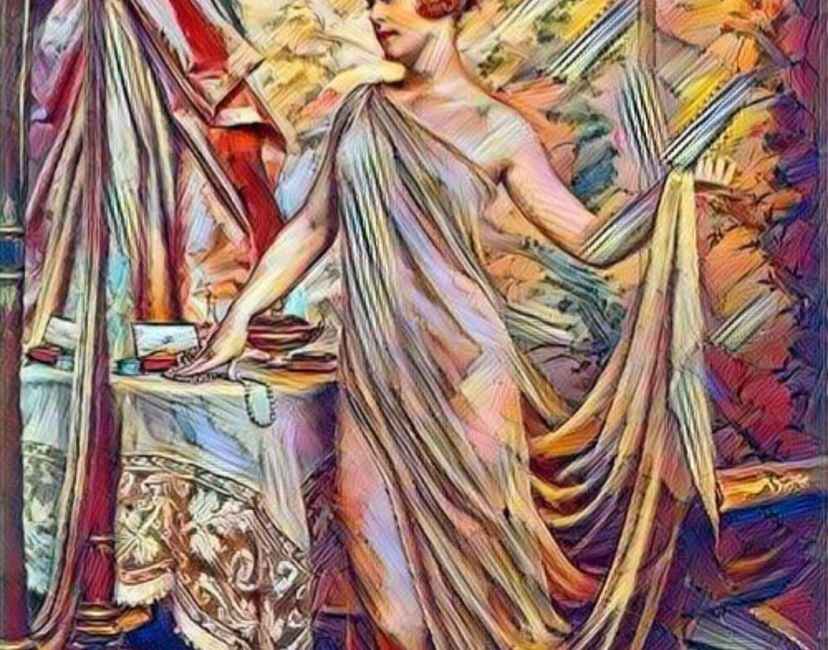 Nft Woman in front of the mirror
