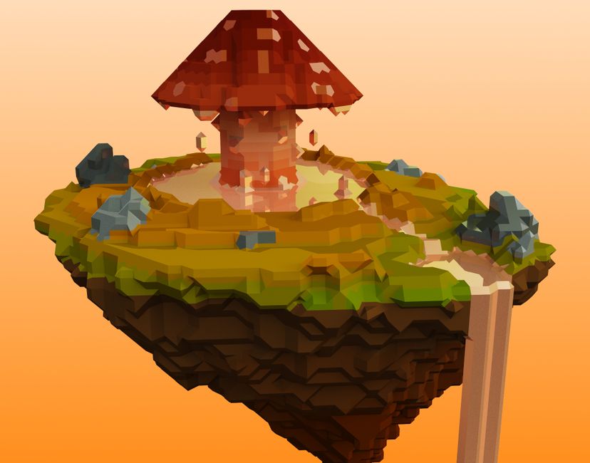 Nft Mushroom Islets #004