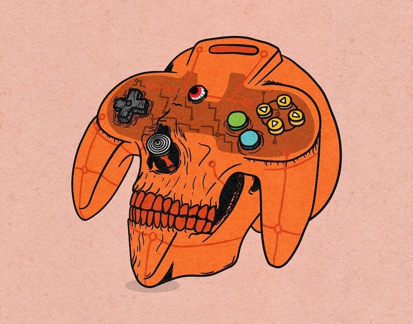 Nft Skull gaming art #01