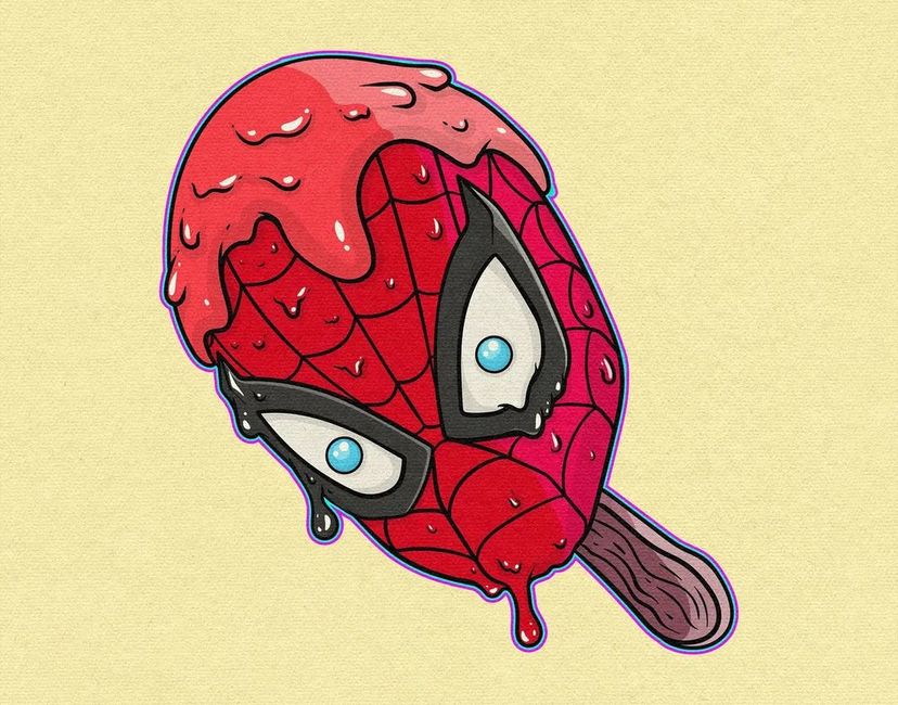 Nft Ice cream Spiderman