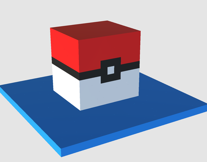 Nft Pokeball MbBlockVoxel #1