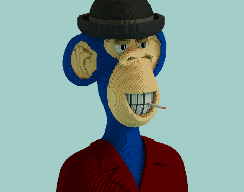 Nft Voxel Chimps #28