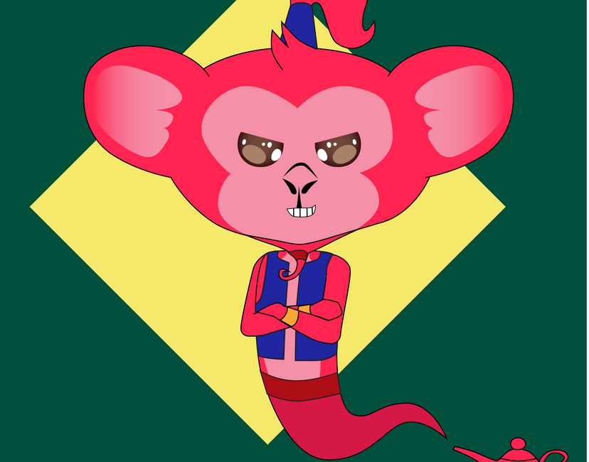 Nft Chibi monkey genie #0020