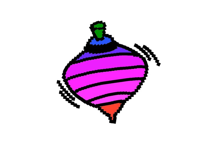 Nft spinning top pixel #3