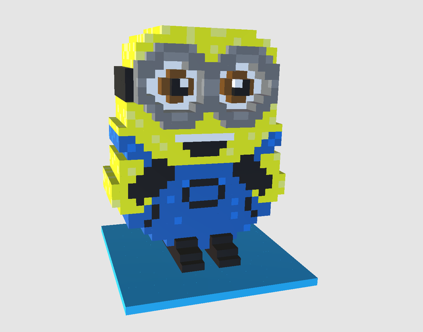 Nft Bob the minion MbBlockVoxel #4