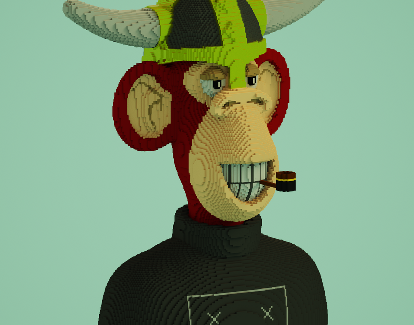 Nft Voxel Chimps #49