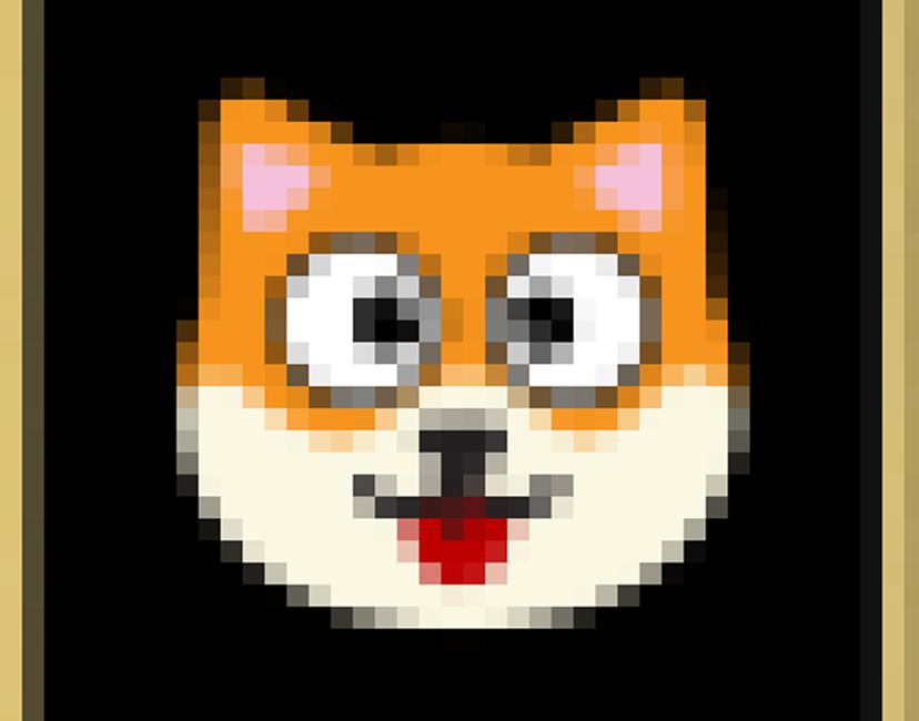 Nft CROSSED EYES PIXELSHIBA