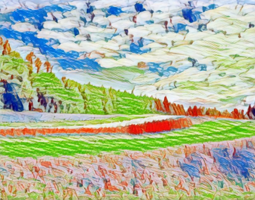 Nft Crayon Landscape