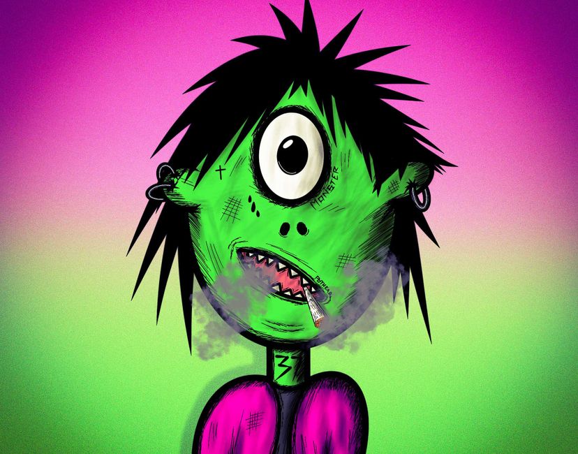 Nft MonsterPunk #37