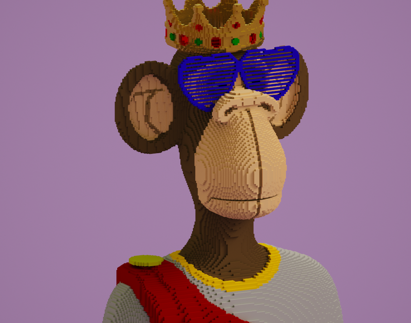 Nft Voxel Chimps #64