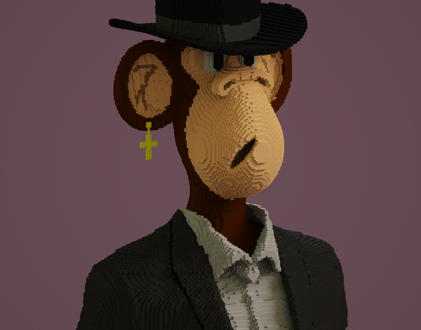 Nft Voxel Chimps #66
