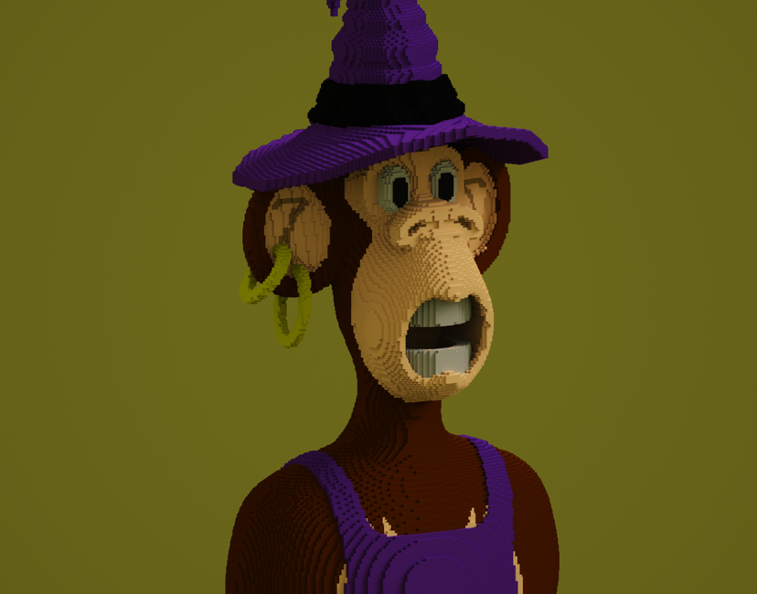 Nft Voxel Chimps #69