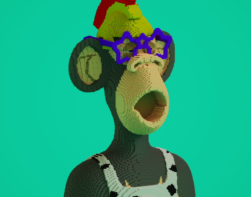 Nft Voxel Chimps #90