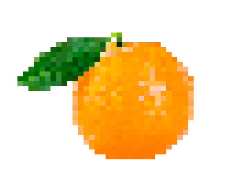 Nft Pixel Orange