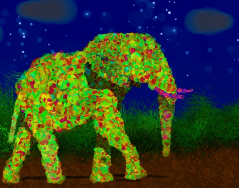 Nft Wild Elefant