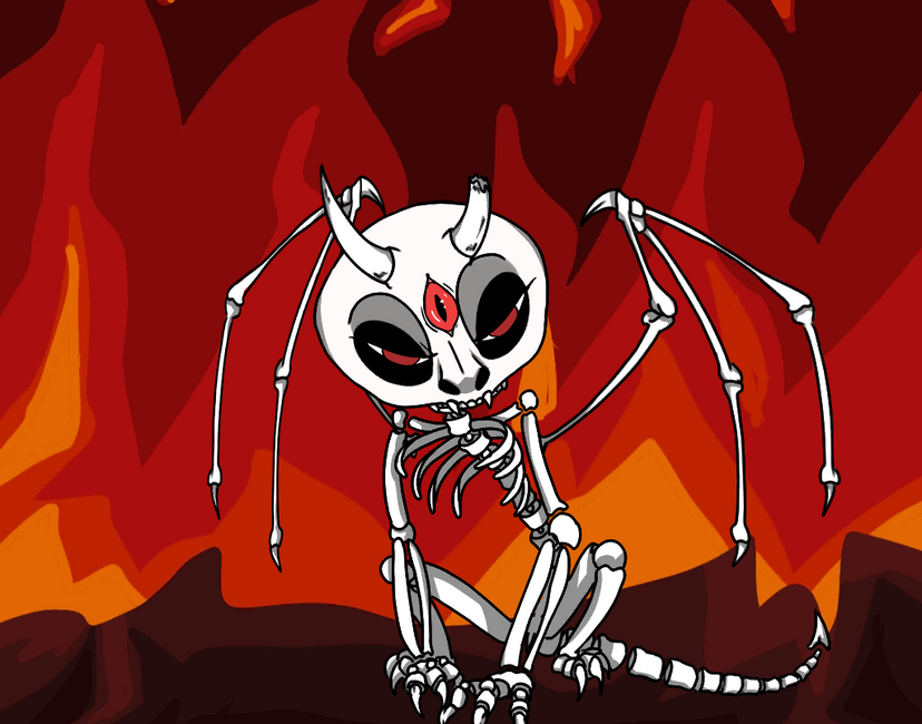 Nft Infernal Skeleton Dragon #1