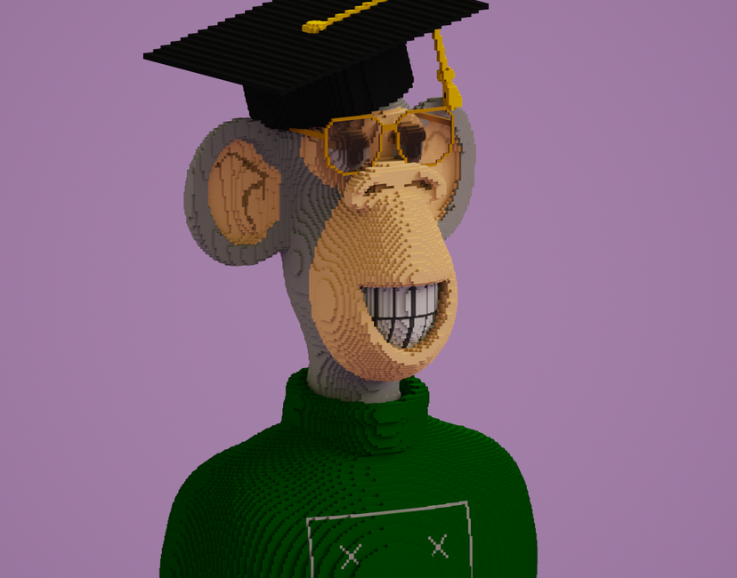 Nft Voxel Chimps #107
