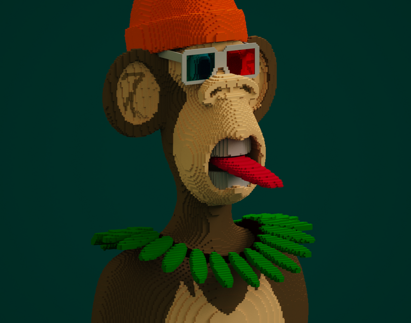 Nft Voxel Chimps #110